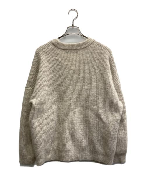 VICTIM（ヴィクティム）VICTIM (ヴィクティム) MOHAIR BIG CARDIGAN / モヘアウール カーディガン ベージュ サイズ:Mの古着・服飾アイテム