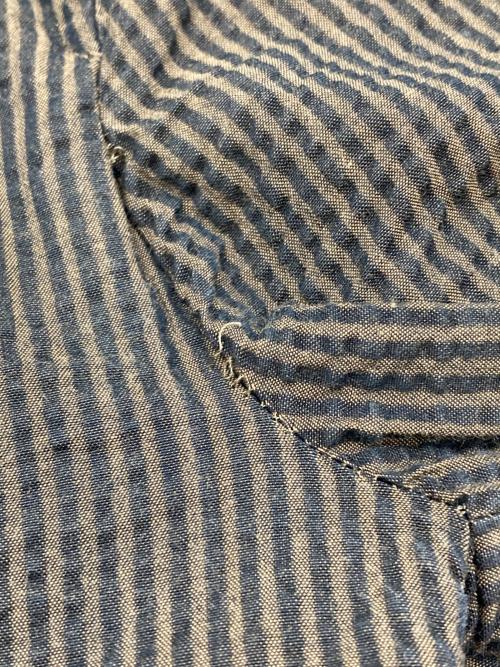 giannetto（ジャンネット）giannetto (ジャンネット) シアサッカー ダブルジャケット ブラウン サイズ:SIZE44の古着・服飾アイテム