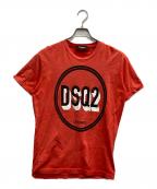 DSQUARED2ディースクエアード）の古着「Tシャツ」｜レッド