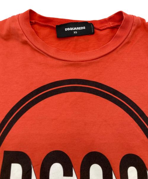 DSQUARED2（ディースクエアード）DSQUARED2 (ディースクエアード) Tシャツ レッド サイズ:XSの古着・服飾アイテム