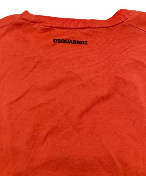 DSQUARED2（ディースクエアード）DSQUARED2 (ディースクエアード) Tシャツ レッド サイズ:XSの古着・服飾アイテム