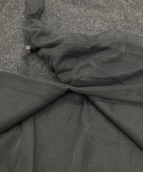 tricot COMME des GARCONS（トリココムデギャルソン）tricot COMME des GARCONS (トリココムデギャルソン) 裏地レース ウール ミドル スカート【AD2012】 グレー サイズ:Mの古着・服飾アイテム