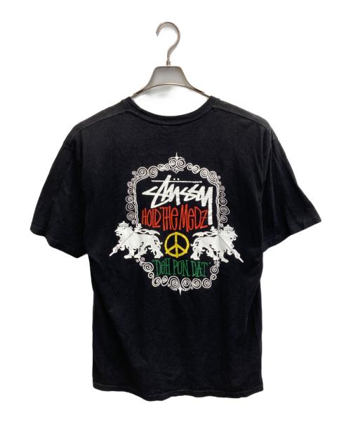 stussy（ステューシー）stussy (ステューシー) プリントTシャツ ブラック サイズ:Lの古着・服飾アイテム