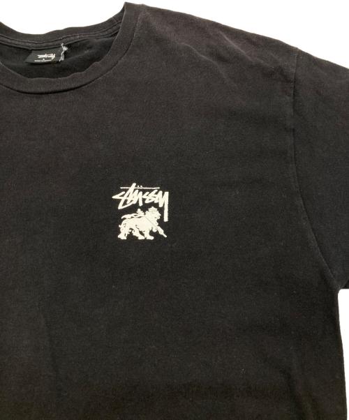 stussy（ステューシー）stussy (ステューシー) プリントTシャツ ブラック サイズ:Lの古着・服飾アイテム