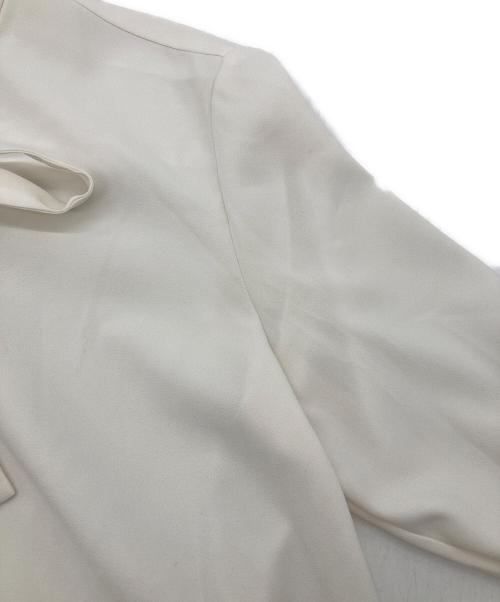 theory（セオリー）theory (セオリー) ボウタイブラウス ホワイト サイズ:Sの古着・服飾アイテム
