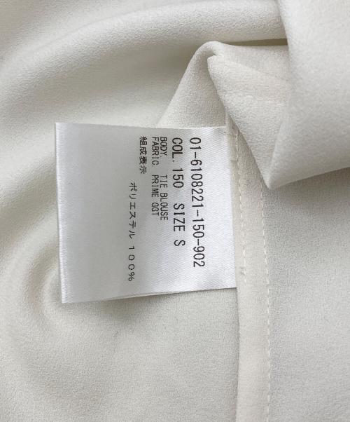 theory（セオリー）theory (セオリー) ボウタイブラウス ホワイト サイズ:Sの古着・服飾アイテム