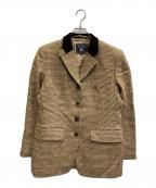 Burberry'sバーバリー）の古着「千鳥格子柄ジャケット」｜ブラウン