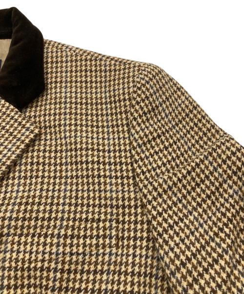 Burberry's（バーバリー）Burberry's (バーバリー) 千鳥格子柄ジャケット ブラウン サイズ:Lの古着・服飾アイテム