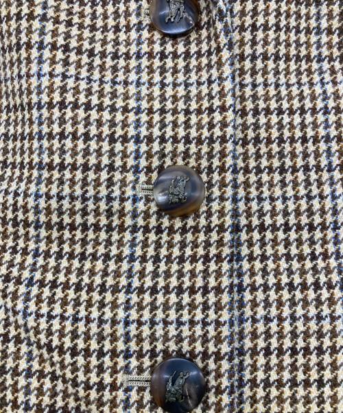 Burberry's（バーバリー）Burberry's (バーバリー) 千鳥格子柄ジャケット ブラウン サイズ:Lの古着・服飾アイテム
