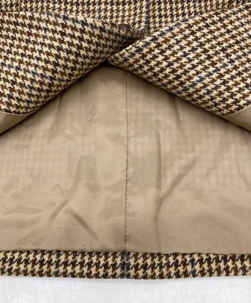 Burberry's（バーバリー）Burberry's (バーバリー) 千鳥格子柄ジャケット ブラウン サイズ:Lの古着・服飾アイテム