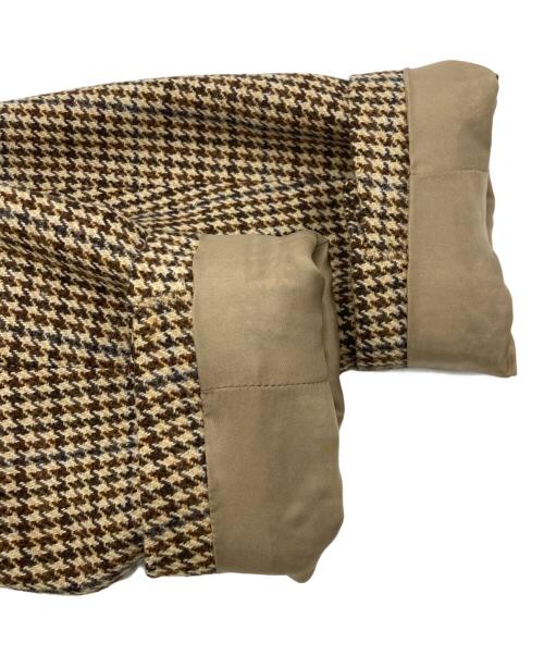 Burberry's（バーバリー）Burberry's (バーバリー) 千鳥格子柄ジャケット ブラウン サイズ:Lの古着・服飾アイテム