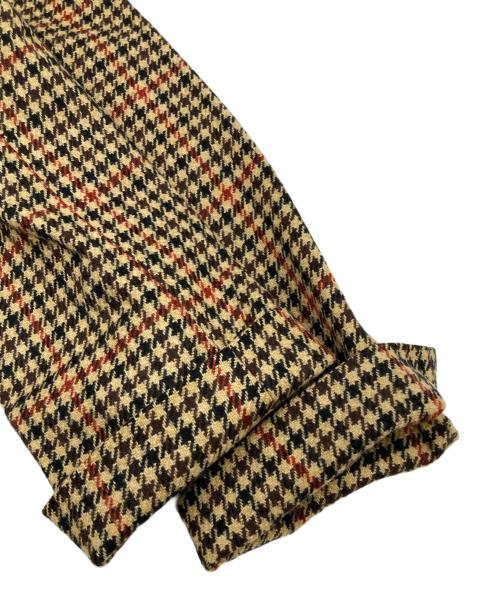 Burberry's（バーバリーズ）Burberry's (バーバリーズ) 千鳥格子テーラードジャケット ブラウン サイズ:Mの古着・服飾アイテム