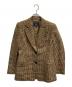 Burberry's（バーバリーズ）の古着「千鳥格子テーラードジャケット」｜ブラウン