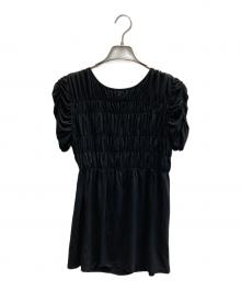 BURBERRY LONDON（バーバリーロンドン）の古着「ストレッチブラウス」｜ブラック