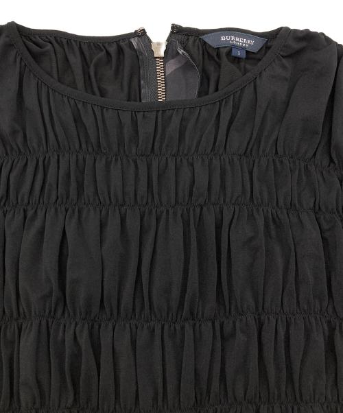 BURBERRY LONDON（バーバリーロンドン）BURBERRY LONDON (バーバリーロンドン) ストレッチブラウス ブラック サイズ:1の古着・服飾アイテム