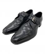 REGALリーガル）の古着「モンクストラップシューズ」｜ブラック