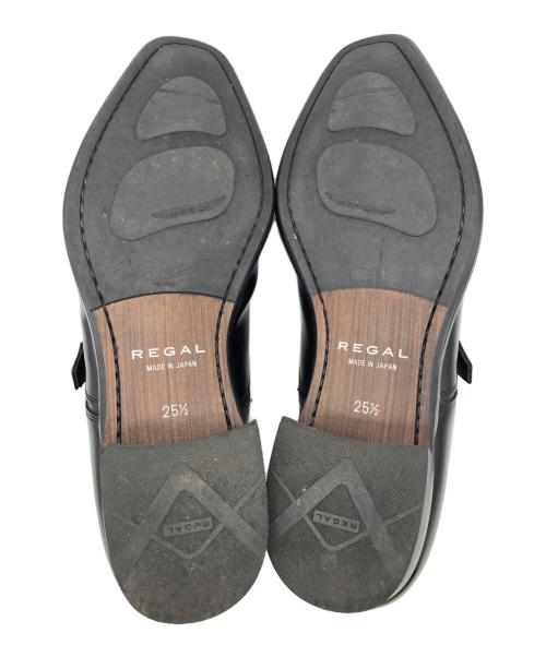 REGAL（リーガル）REGAL (リーガル) モンクストラップシューズ ブラック サイズ:25.5の古着・服飾アイテム