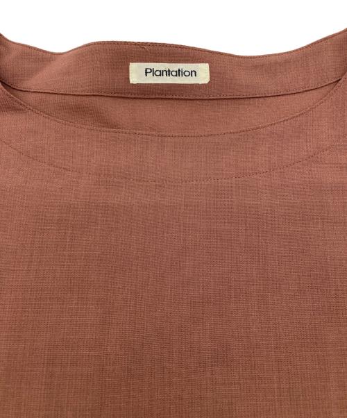 plantation（プランテーション）plantation (プランテーション) ISSEY MIYAKE (イッセイミヤケ) セットアップ ブラウン サイズ:Mの古着・服飾アイテム