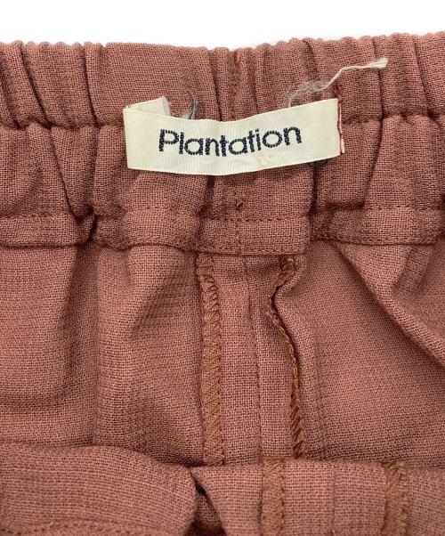 plantation（プランテーション）plantation (プランテーション) ISSEY MIYAKE (イッセイミヤケ) セットアップ ブラウン サイズ:Mの古着・服飾アイテム