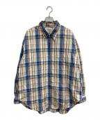 Marvine Pontiak Shirt Makersマーヴィンポンティアックシャツメイカーズ）の古着「Skipper SH」｜ブルー×ベージュ