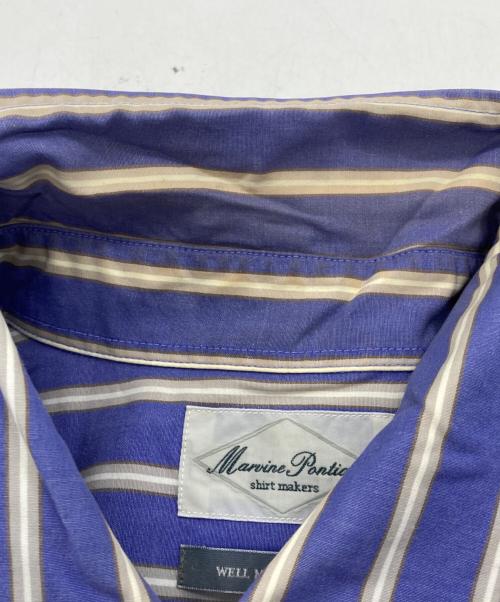 Marvine Pontiak Shirt Makers（マーヴィンポンティアックシャツメイカーズ）Marvine Pontiak Shirt Makers (マーヴィンポンティアックシャツメイカーズ) 長袖シャツ ブルー サイズ:FREEの古着・服飾アイテム