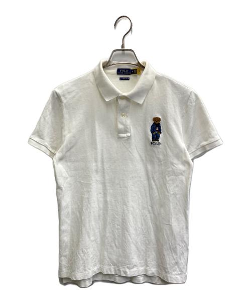 POLO RALPH LAUREN（ポロ・ラルフローレン）POLO RALPH LAUREN (ポロ・ラルフローレン) ベアポロシャツ/現行タグ ホワイト サイズ:Mの古着・服飾アイテム