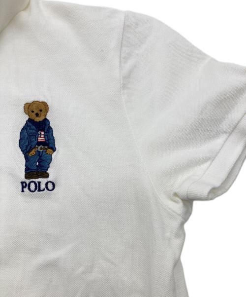 POLO RALPH LAUREN（ポロ・ラルフローレン）POLO RALPH LAUREN (ポロ・ラルフローレン) ベアポロシャツ/現行タグ ホワイト サイズ:Mの古着・服飾アイテム