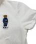 中古・古着 POLO RALPH LAUREN (ポロ・ラルフローレン) ベアポロシャツ/現行タグ ホワイト サイズ:M：5000円
