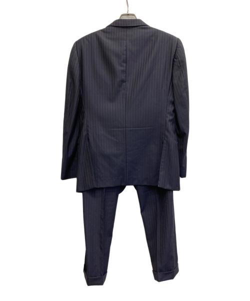 GIORGIO ARMANI（ジョルジョアルマーニ）GIORGIO ARMANI (ジョルジョアルマーニ) TREND 3P セットアップスーツ ネイビー サイズ:46の古着・服飾アイテム