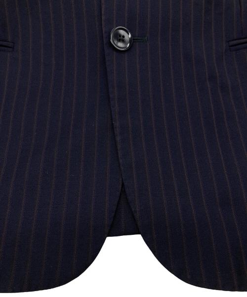 GIORGIO ARMANI（ジョルジョアルマーニ）GIORGIO ARMANI (ジョルジョアルマーニ) TREND 3P セットアップスーツ ネイビー サイズ:46の古着・服飾アイテム