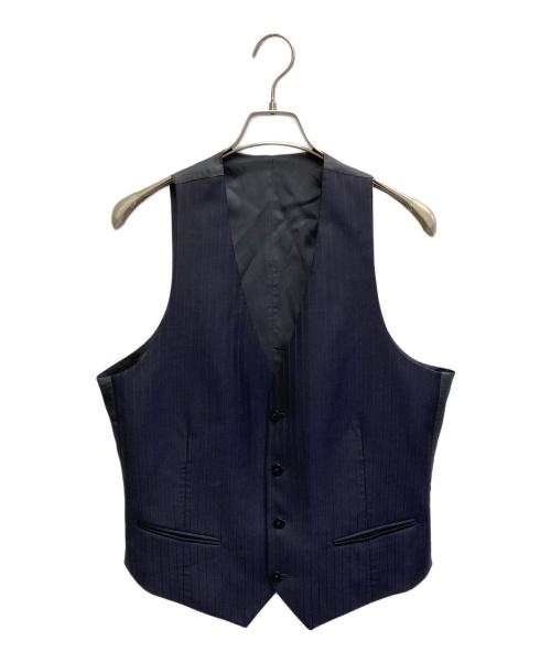 GIORGIO ARMANI（ジョルジョアルマーニ）GIORGIO ARMANI (ジョルジョアルマーニ) TREND 3P セットアップスーツ ネイビー サイズ:46の古着・服飾アイテム