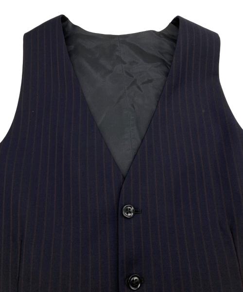 GIORGIO ARMANI（ジョルジョアルマーニ）GIORGIO ARMANI (ジョルジョアルマーニ) TREND 3P セットアップスーツ ネイビー サイズ:46の古着・服飾アイテム