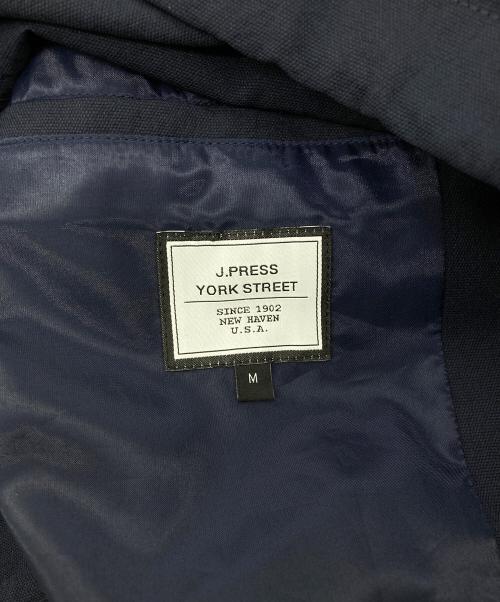 J.PRESS YORK STREET（ジェイプレスヨークストレート）J.PRESS YORK STREET (ジェイプレスヨークストレート) コーチジャケット ネイビー サイズ:Ｍの古着・服飾アイテム
