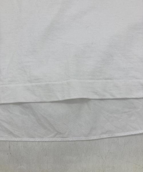 BLACK COMME des GARCONS（ブラックコムデギャルソン）BLACK COMME des GARCONS (ブラックコムデギャルソン) AD2020 ドッキングロングスリーブTEE ホワイト サイズ:Mの古着・服飾アイテム