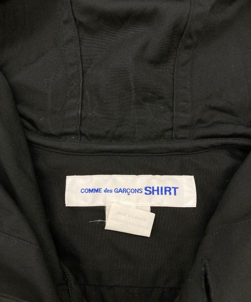 COMME des GARCONS SHIRT（コムデギャルソンシャツ）COMME des GARCONS SHIRT (コムデギャルソンシャツ) cotton poplin plain シャツ フーディー ブラック サイズ:Sの古着・服飾アイテム