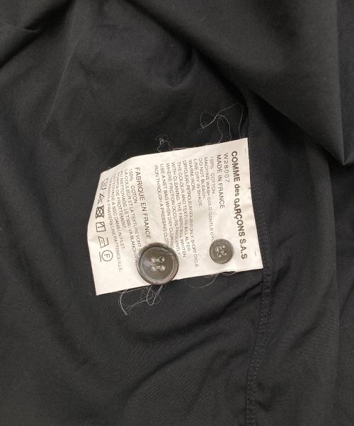 COMME des GARCONS SHIRT（コムデギャルソンシャツ）COMME des GARCONS SHIRT (コムデギャルソンシャツ) cotton poplin plain シャツ フーディー ブラック サイズ:Sの古着・服飾アイテム