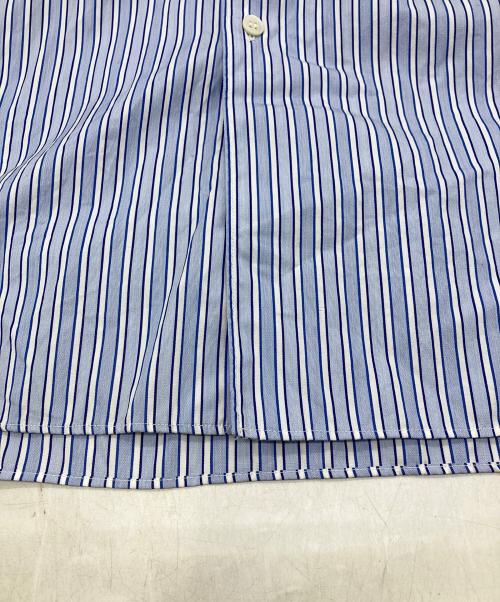 COMME des GARCONS SHIRT（コムデギャルソンシャツ）COMME des GARCONS SHIRT (コムデギャルソンシャツ) 切替ストライプシャツ ブルー サイズ:Sの古着・服飾アイテム