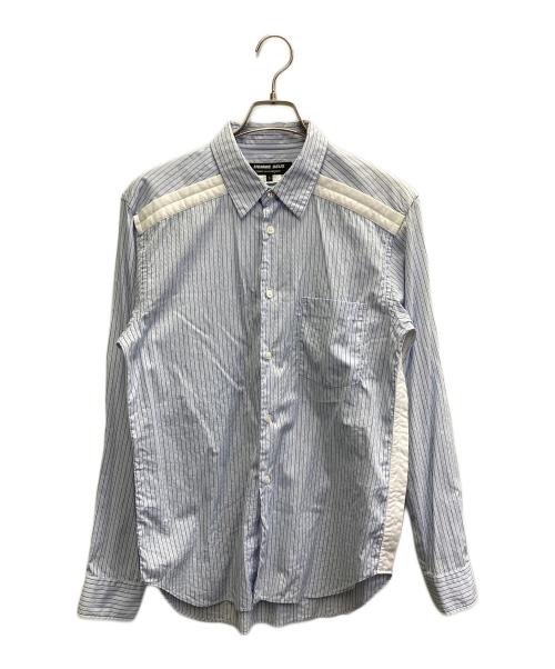 COMME des GARCONS HOMME DEUX（コムデギャルソン オム ドゥ）COMME des GARCONS HOMME DEUX (コムデギャルソン オム ドゥ) AD2020ストライプシャツ ブルー サイズ:Sの古着・服飾アイテム