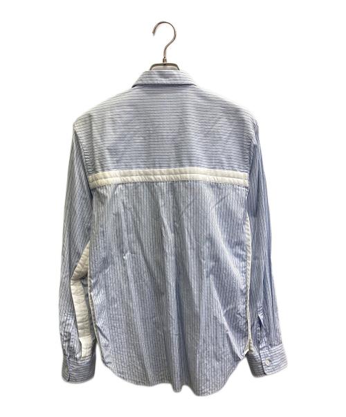 COMME des GARCONS HOMME DEUX（コムデギャルソン オム ドゥ）COMME des GARCONS HOMME DEUX (コムデギャルソン オム ドゥ) AD2020ストライプシャツ ブルー サイズ:Sの古着・服飾アイテム