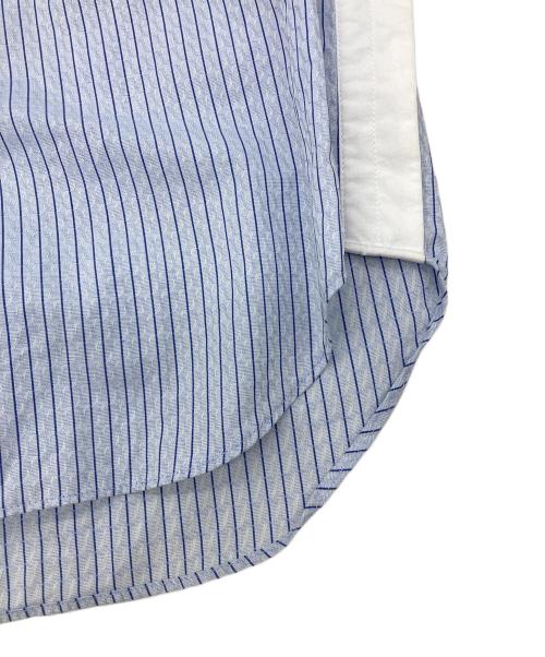 COMME des GARCONS HOMME DEUX（コムデギャルソン オム ドゥ）COMME des GARCONS HOMME DEUX (コムデギャルソン オム ドゥ) AD2020ストライプシャツ ブルー サイズ:Sの古着・服飾アイテム