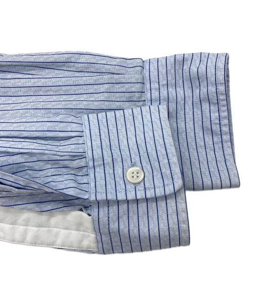 COMME des GARCONS HOMME DEUX（コムデギャルソン オム ドゥ）COMME des GARCONS HOMME DEUX (コムデギャルソン オム ドゥ) AD2020ストライプシャツ ブルー サイズ:Sの古着・服飾アイテム