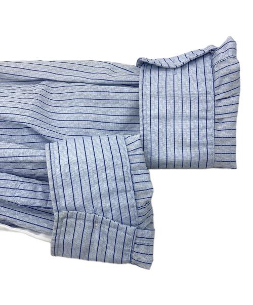 COMME des GARCONS HOMME DEUX（コムデギャルソン オム ドゥ）COMME des GARCONS HOMME DEUX (コムデギャルソン オム ドゥ) AD2020ストライプシャツ ブルー サイズ:Sの古着・服飾アイテム
