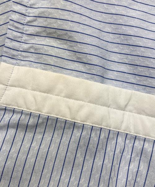 COMME des GARCONS HOMME DEUX（コムデギャルソン オム ドゥ）COMME des GARCONS HOMME DEUX (コムデギャルソン オム ドゥ) AD2020ストライプシャツ ブルー サイズ:Sの古着・服飾アイテム