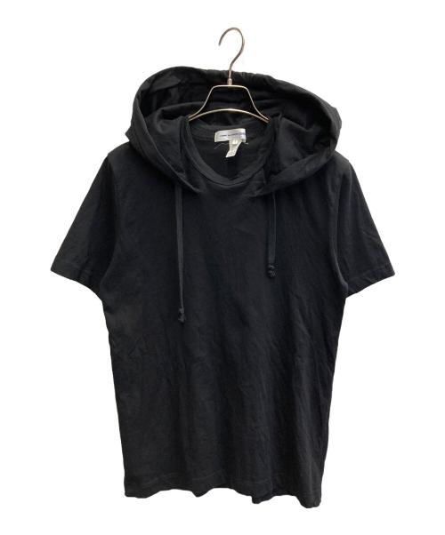 COMME des GARCONS SHIRT（コムデギャルソンシャツ）COMME des GARCONS SHIRT (コムデギャルソンシャツ) Cotton Jersey Plain半袖パーカー ブラック サイズ:Lの古着・服飾アイテム