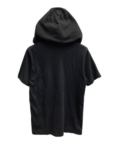 COMME des GARCONS SHIRT（コムデギャルソンシャツ）COMME des GARCONS SHIRT (コムデギャルソンシャツ) Cotton Jersey Plain半袖パーカー ブラック サイズ:Lの古着・服飾アイテム