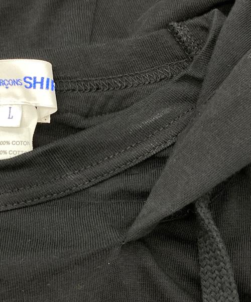 COMME des GARCONS SHIRT（コムデギャルソンシャツ）COMME des GARCONS SHIRT (コムデギャルソンシャツ) Cotton Jersey Plain半袖パーカー ブラック サイズ:Lの古着・服飾アイテム