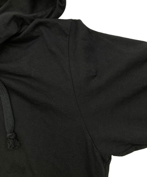 COMME des GARCONS SHIRT（コムデギャルソンシャツ）COMME des GARCONS SHIRT (コムデギャルソンシャツ) Cotton Jersey Plain半袖パーカー ブラック サイズ:Lの古着・服飾アイテム