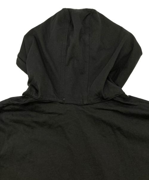 COMME des GARCONS SHIRT（コムデギャルソンシャツ）COMME des GARCONS SHIRT (コムデギャルソンシャツ) Cotton Jersey Plain半袖パーカー ブラック サイズ:Lの古着・服飾アイテム