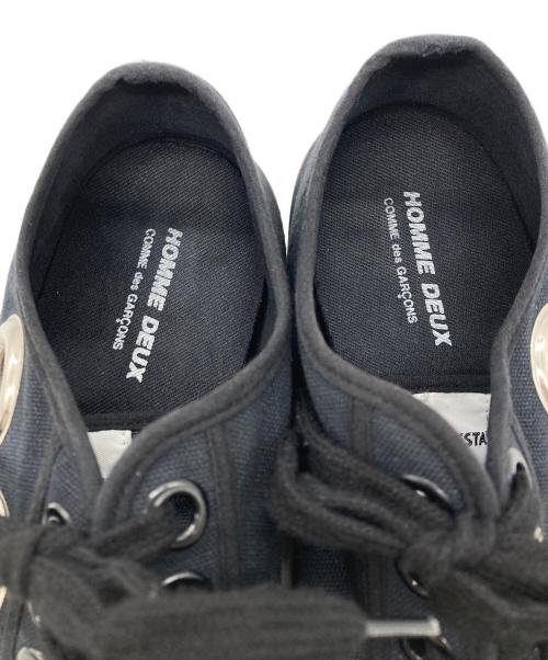 COMME des GARCONS HOMME DEUX（コムデギャルソン オム ドゥ）COMME des GARCONS HOMME DEUX (コムデギャルソン オム ドゥ) NOVESTA (ノベスタ) キャンバス ローカットスニーカー ネイビー サイズ:不明の古着・服飾アイテム