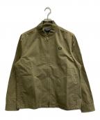 FRED PERRYフレッドペリー）の古着「Zip Bomber Overshirt」｜オリーブ
